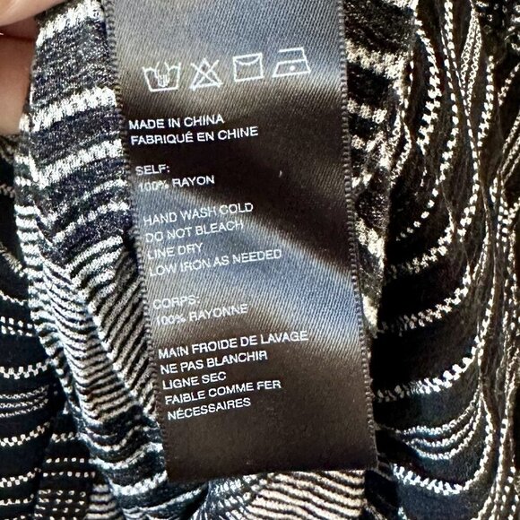 Ecote Plunging Striped Culotte Jumpsuit - Size: Medium - Picture 9 of 15